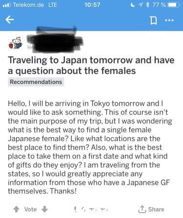 View Full Screen: the genuinely nice people of rniceguys are mocking a man merely asking how to date japanese women no calling women bitch.jpg