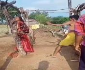 A dalit girl tied to a tree and beaten for entering the place in a village in Bihar where UCs live. from bihar village sex vi pele new xvideos